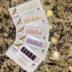 Color Street Nail polish strips bundle